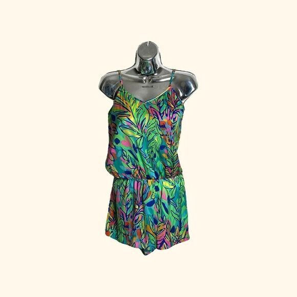 Lilly Pulitzer Deanna Romper Size XS (Missing Belt) - Picture 2 of 4